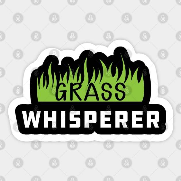 Mower - Grass Whisperer Sticker by KC Happy Shop